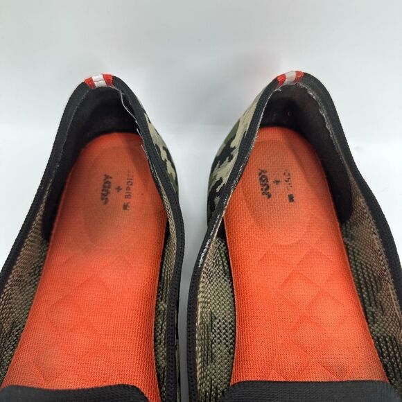 Birdies + Judy Blackbird Camouflage Point Toe Slipon Flats Size 9 - Picture 4 of 6